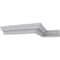 Ekena Millwork 4 5/8"H x 4 1/8"P x 6 1/4"F x 94 1/2"L Helene Leaf Crown Moulding MLD04X04X06HE - alternate 7